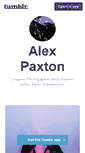 Mobile Screenshot of alexpaxton.com